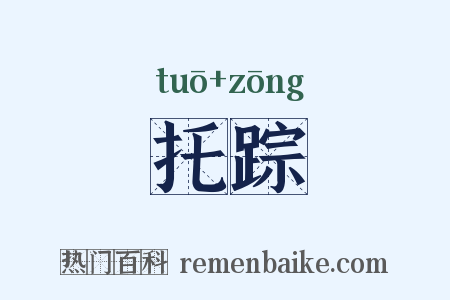 托踪是什么意思的图片